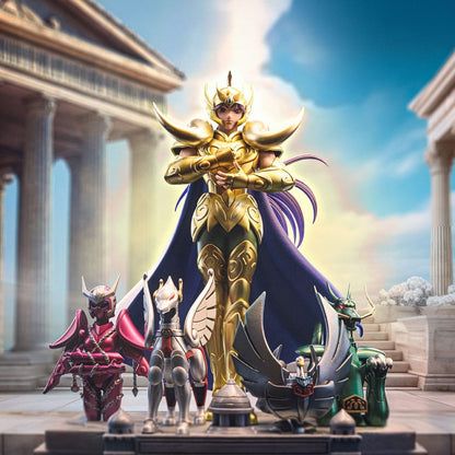 02206 - Saint Seiya - Aries Mu - Statuette Version Deluxe Iron Studio