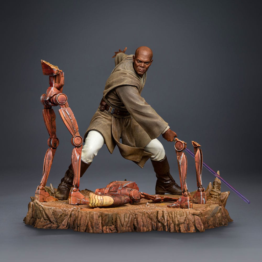 052026 - Star Wars - Mace Windu - Statuette Iron Studio