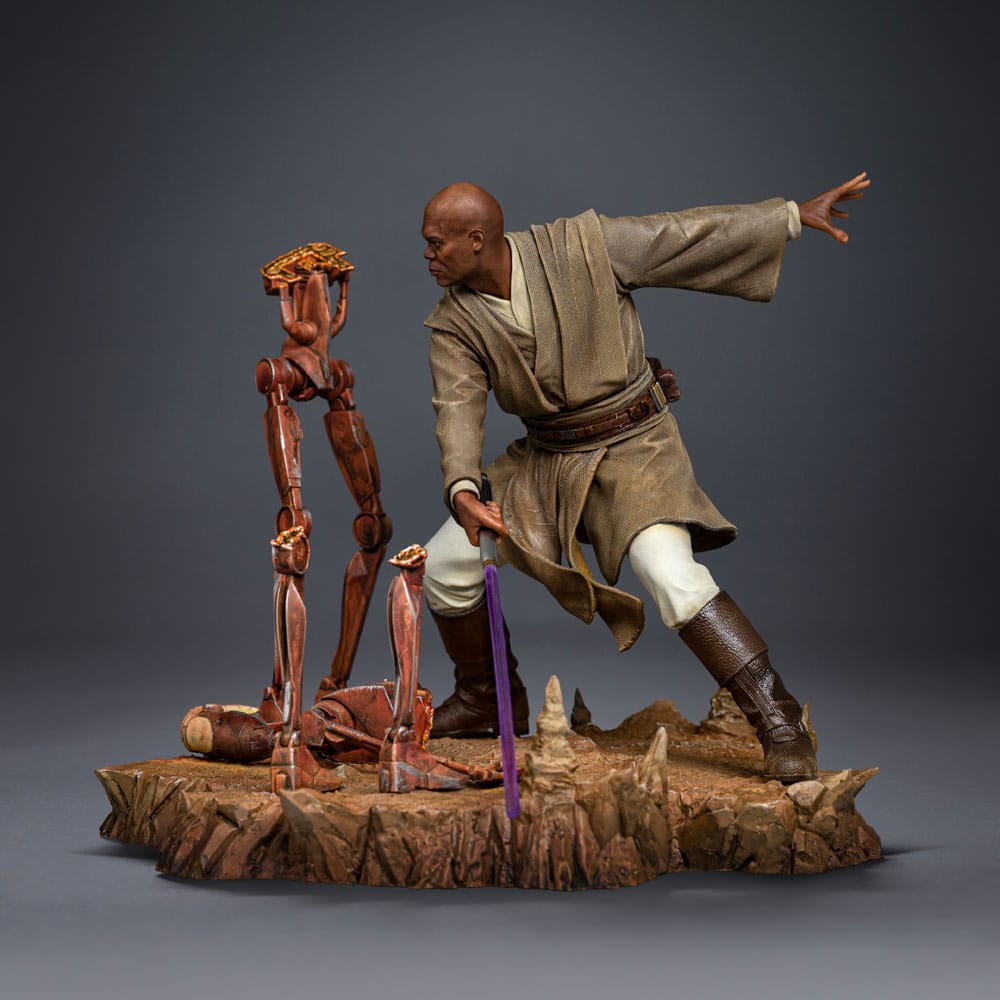 052026 - Star Wars - Mace Windu - Statuette Iron Studio