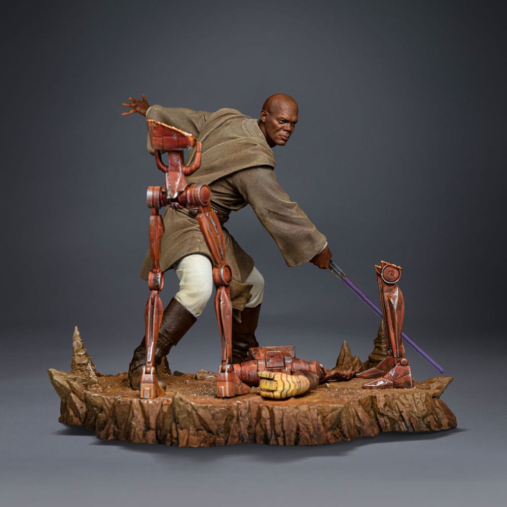 052026 - Star Wars - Mace Windu - Statuette Iron Studio