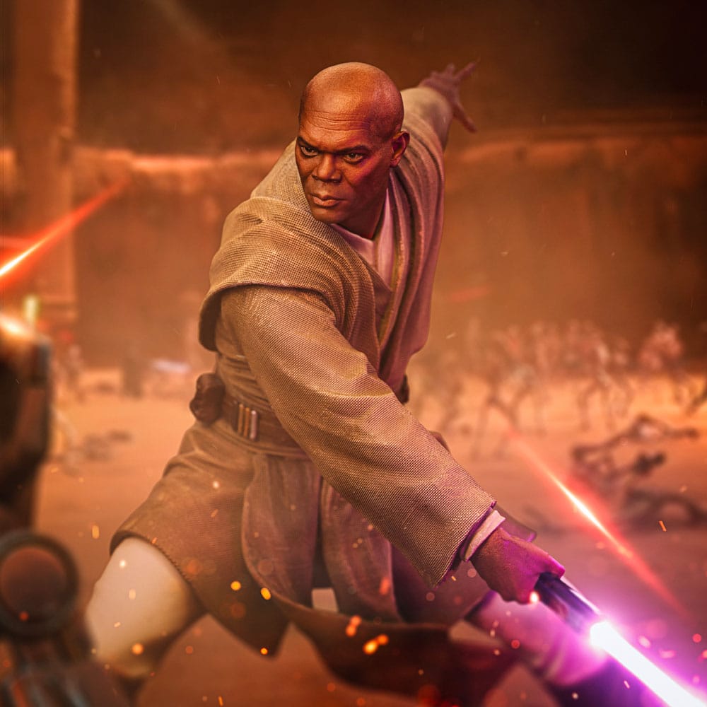 052026 - Star Wars - Mace Windu - Statuette Iron Studio