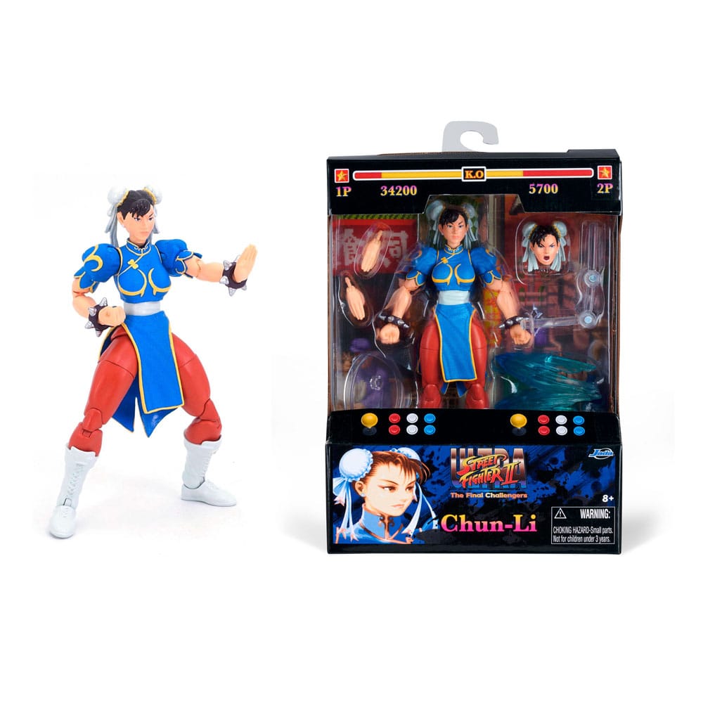 Ultra Street Fighter II - Chun-Li - Figurine Articulée Jada Toys