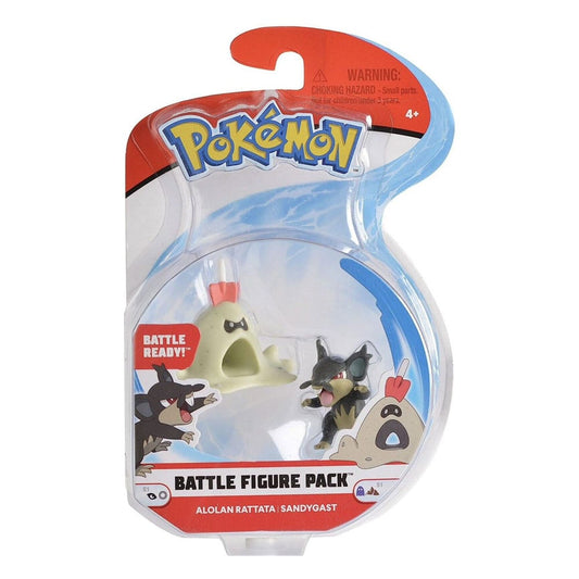 Pokémon - Alolan Rattata, Bacabouh - Figurine Battle Figures