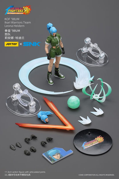 The King of Fighters ’98 figurine Leona Heidern Joy Toy – 1/18 articulée