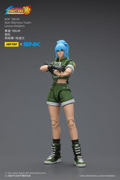 The King of Fighters ’98 figurine Leona Heidern Joy Toy – 1/18 articulée