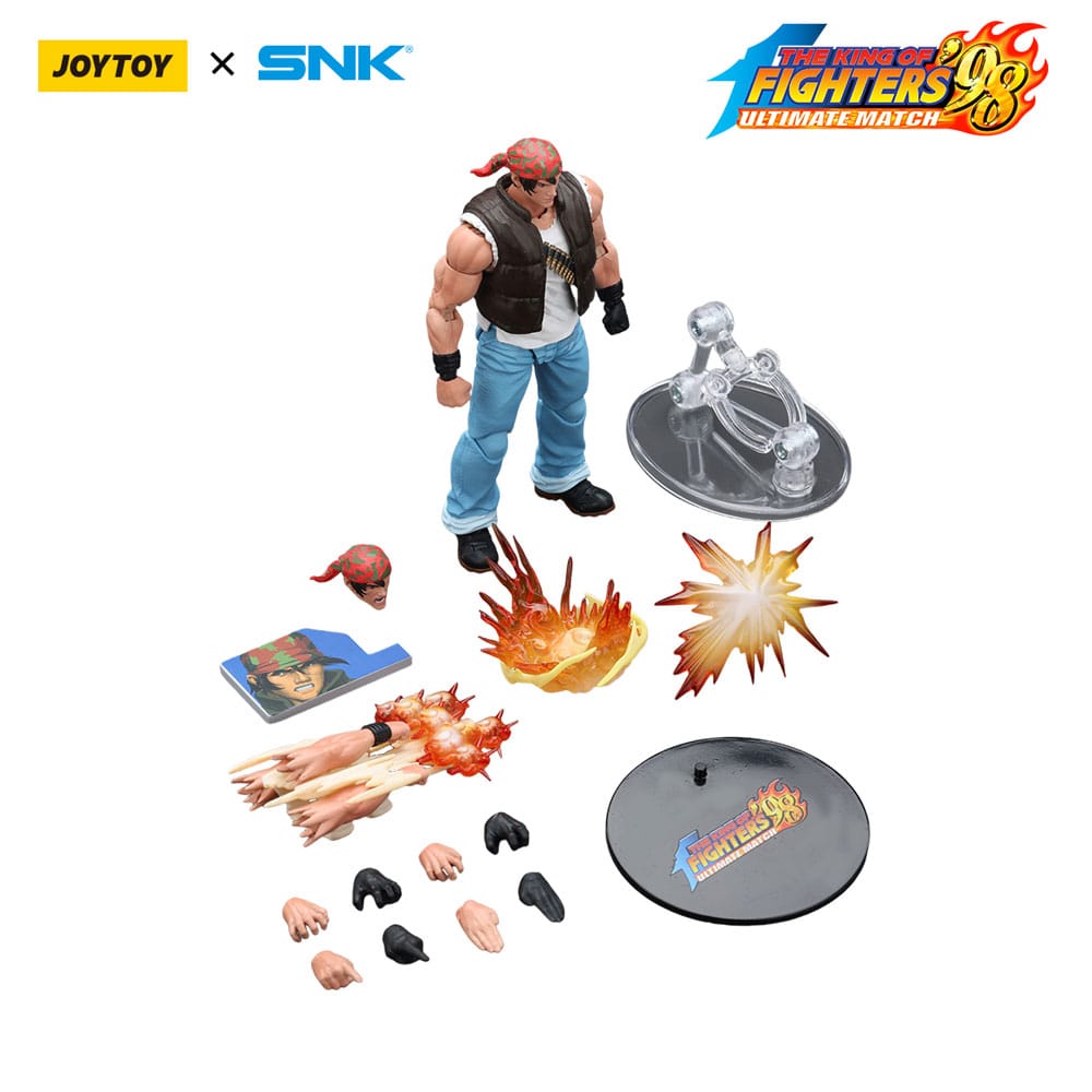 The King of Fighters ’98 figurine Ralf Jones Joy Toy – 1/18 articulée