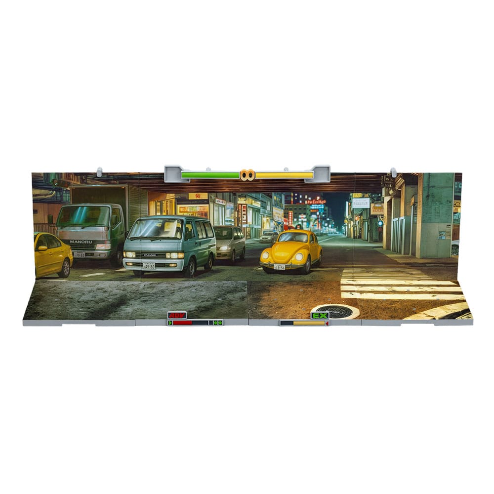 The King of Fighters ’98 Diorama Stage Base Japan Street Joy Toy – décor 1/18 pour figurines