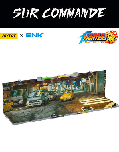 The King of Fighters ’98 Diorama Stage Base Japan Street Joy Toy – décor 1/18 pour figurines