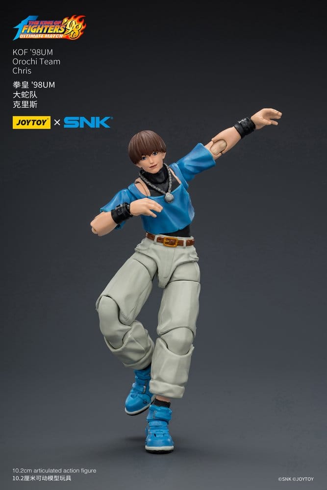 082026 - The King of Fighters ’98 - Chris Orochi - Figurine Articulée Joy Toy