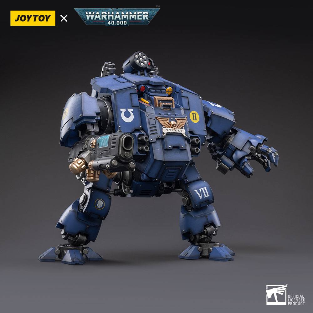 082026 - Warhammer 40,000 - Ultramarines Redemptor Dreadnought Brother Dreadnought Tyleas - Figurine Articulée Joy Toy