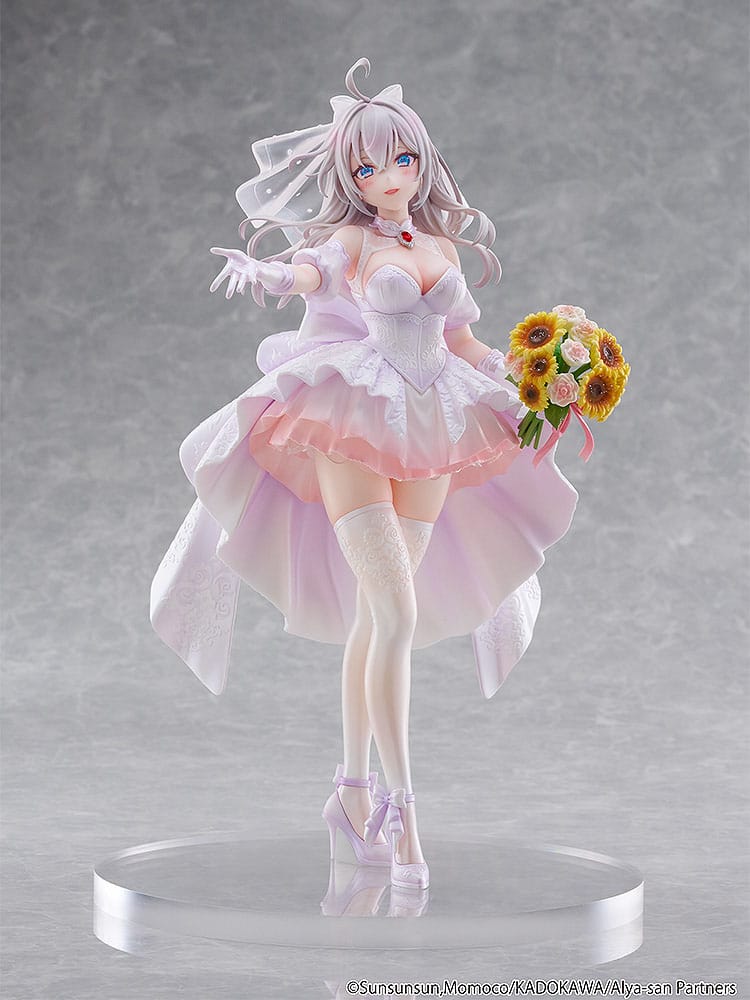 112026 - Alya Sometimes Hides Her Feelings in Russian -Alisa Mikhailovna Kujou Wedding Dress Ver. - Statuette Kadokawa