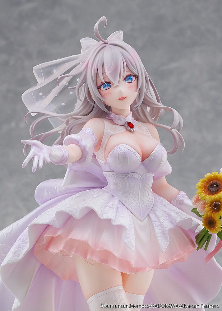 112026 - Alya Sometimes Hides Her Feelings in Russian -Alisa Mikhailovna Kujou Wedding Dress Ver. - Statuette Kadokawa