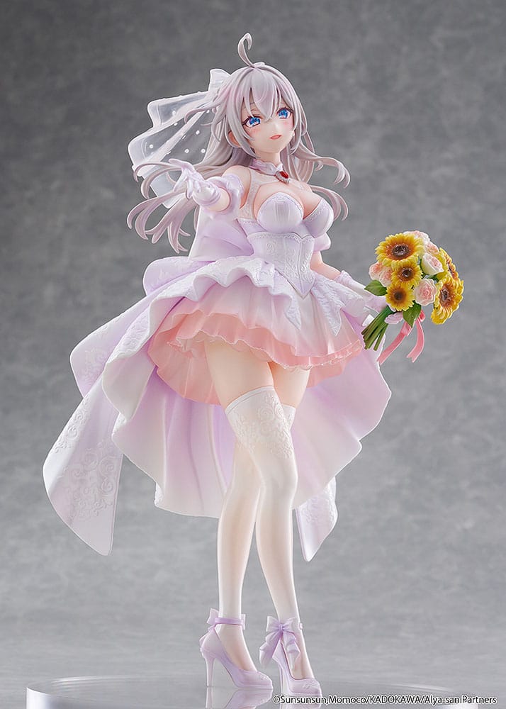 112026 - Alya Sometimes Hides Her Feelings in Russian -Alisa Mikhailovna Kujou Wedding Dress Ver. - Statuette Kadokawa