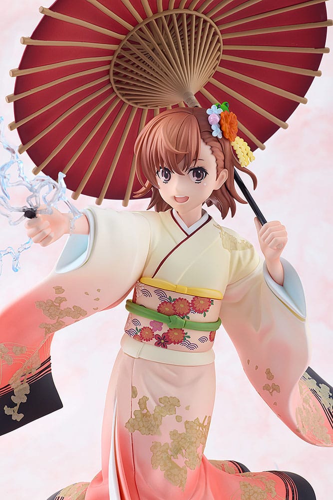 052026 - A Certain Scientific Railgun - Mikoto Misaka (Kimono Ver.) - Statuette Kadokawa