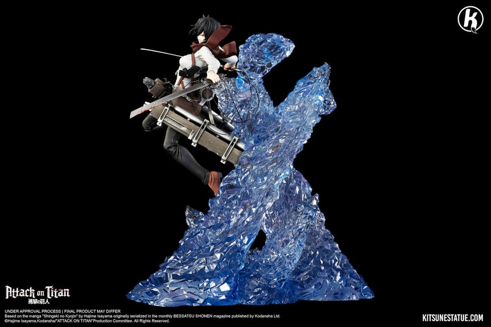 Sur Commande - Attaque des Titans -  Mikasa Ackerman - Statuette Kitsune Statue