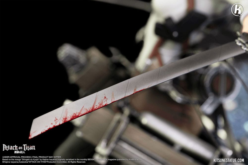 Sur Commande - Attaque des Titans -  Mikasa Ackerman - Statuette Kitsune Statue