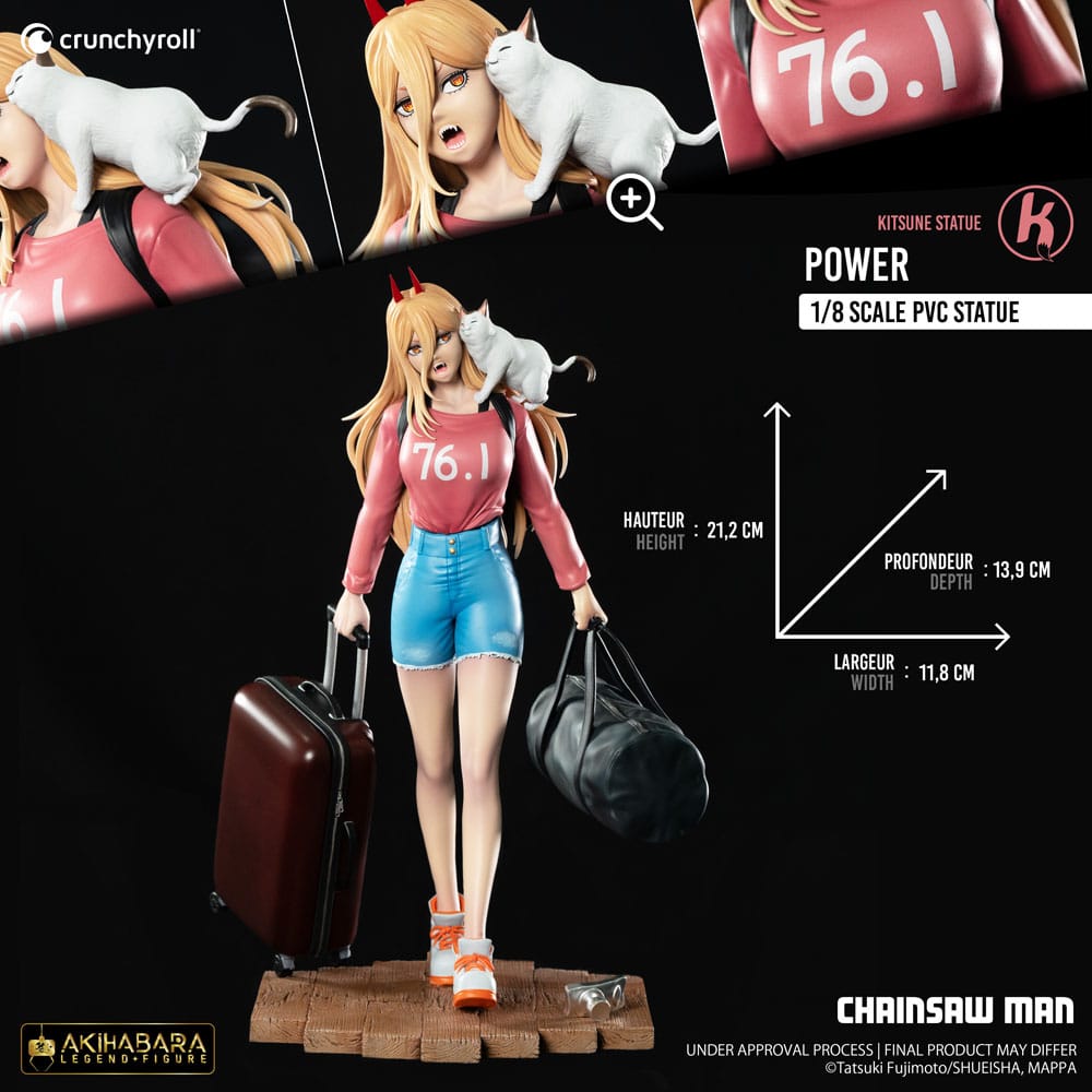 012026 - Chainsaw Man - Power - Statuette Kitsune
