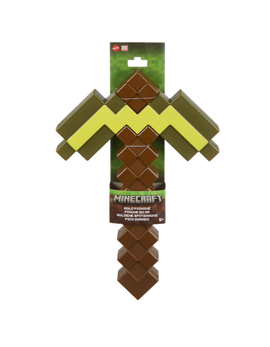 Minecraft - Pioche en or (léger défaut de peinture) - Réplique