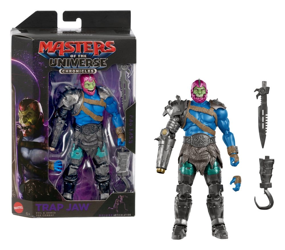 062026 - Masters of the Universe 2026 - Trap Jaw (Movie Chronicles) –  Figurine Articulée Mattel
