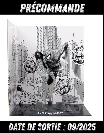 092025 Marvel - Spider-Man (Spider-Man #6)(Line Art)(Gold Label) - Statuette McFarlane Toys