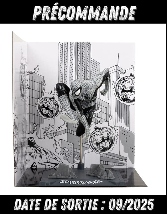 092025 Marvel - Spider-Man (Spider-Man #6)(Line Art)(Gold Label) - Statuette McFarlane Toys