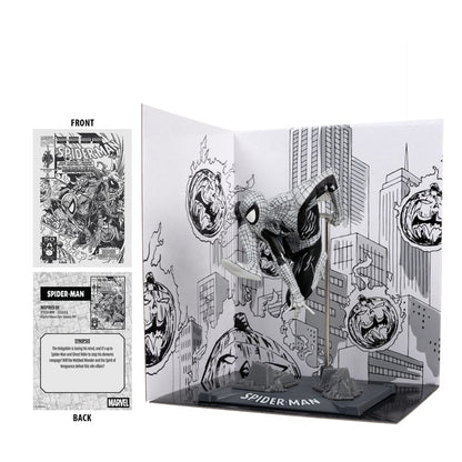 092025 Marvel - Spider-Man (Spider-Man #6)(Line Art)(Gold Label) - Statuette McFarlane Toys