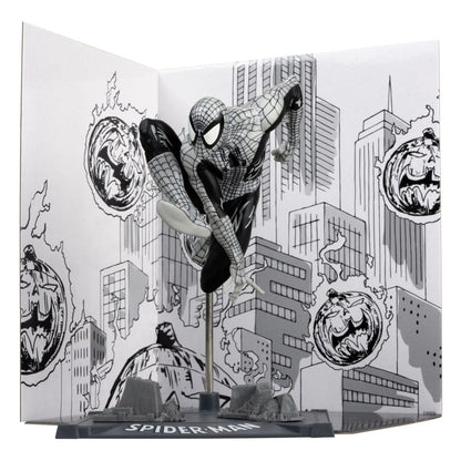 092025 Marvel - Spider-Man (Spider-Man #6)(Line Art)(Gold Label) - Statuette McFarlane Toys
