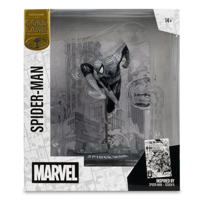 092025 Marvel - Spider-Man (Spider-Man #6)(Line Art)(Gold Label) - Statuette McFarlane Toys