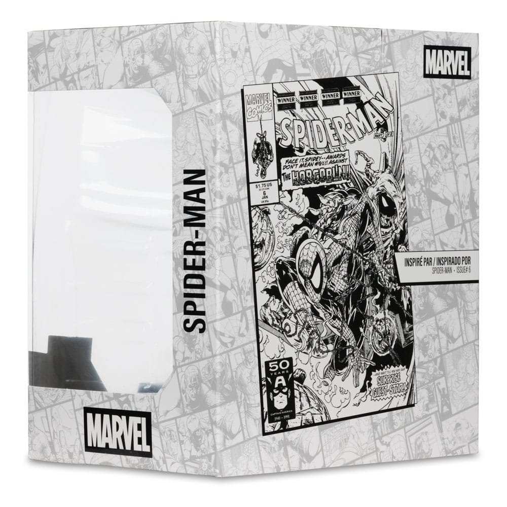 092025 Marvel - Spider-Man (Spider-Man #6)(Line Art)(Gold Label) - Statuette McFarlane Toys