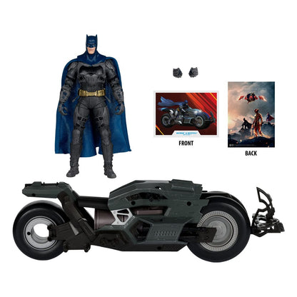 Sur Commande - The Flash / Batman - véhicule Batcycle avec Batman - Figurine Articulée McFarlane