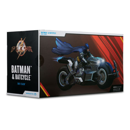 Sur Commande - The Flash / Batman - véhicule Batcycle avec Batman - Figurine Articulée McFarlane