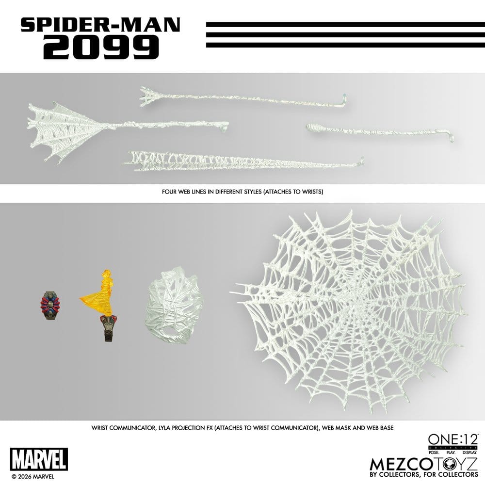 022027 - Marvel - Spider-Man 2099 - Figurine Articulée Mezco