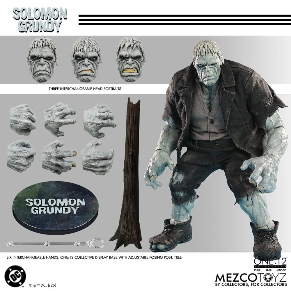 042027 - DC Comics - Solomon Grundy - Figurine Articulée Mezco Toys