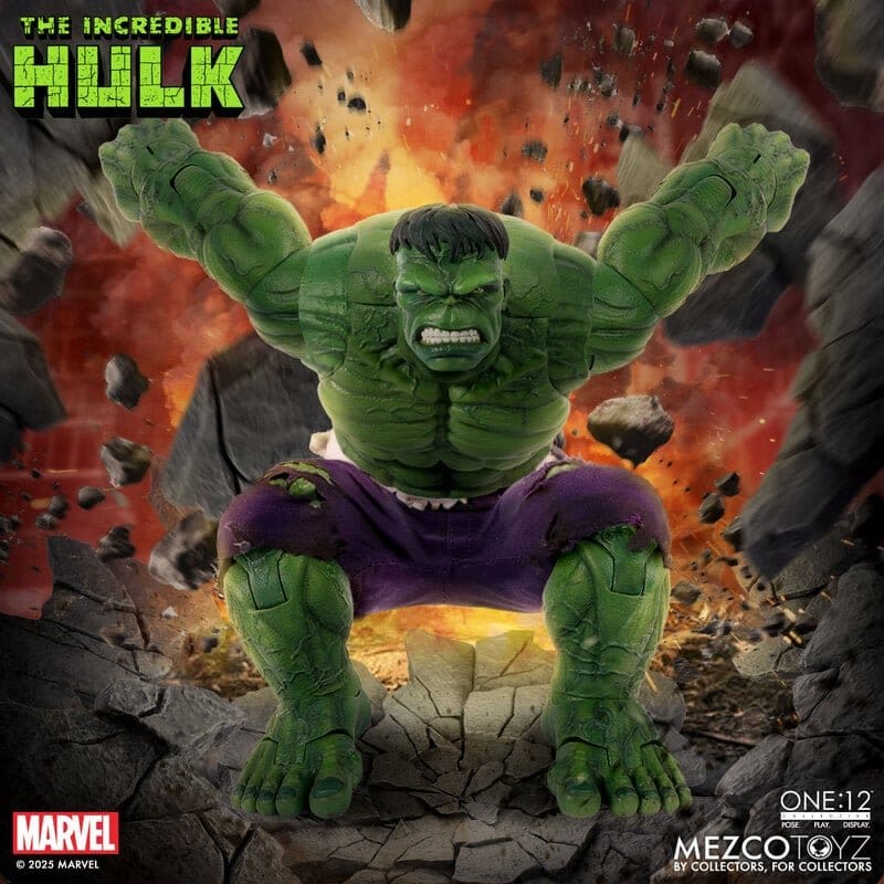 09/2026 Marvel – Figurine Hulk One:12 Collective Mezco 1/12 (19 cm) – The Incredible Hulk