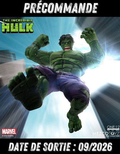 09/2026 Marvel – Figurine Hulk One:12 Collective Mezco 1/12 (19 cm) – The Incredible Hulk
