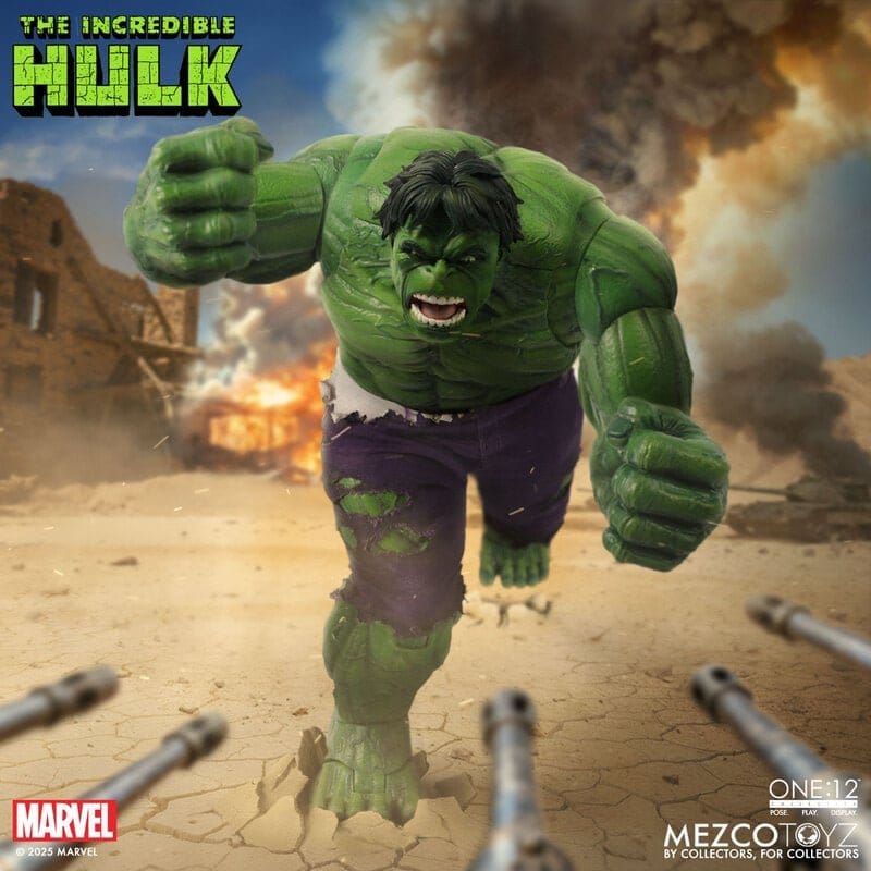 09/2026 Marvel – Figurine Hulk One:12 Collective Mezco 1/12 (19 cm) – The Incredible Hulk