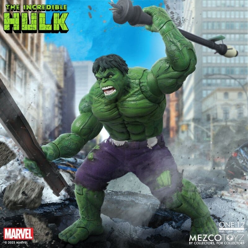 09/2026 Marvel – Figurine Hulk One:12 Collective Mezco 1/12 (19 cm) – The Incredible Hulk