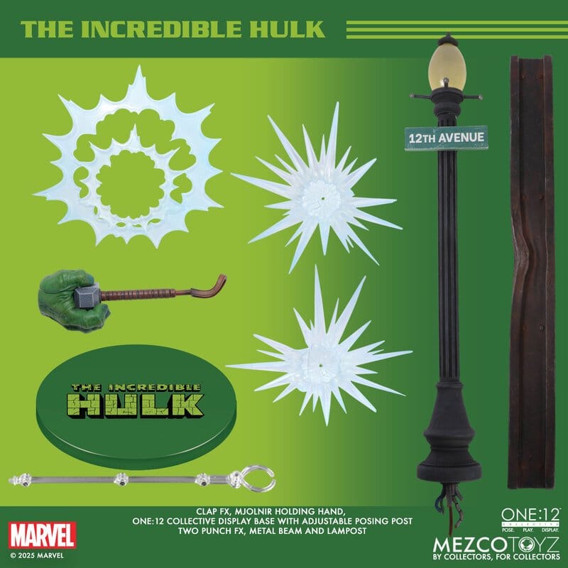 09/2026 Marvel – Figurine Hulk One:12 Collective Mezco 1/12 (19 cm) – The Incredible Hulk