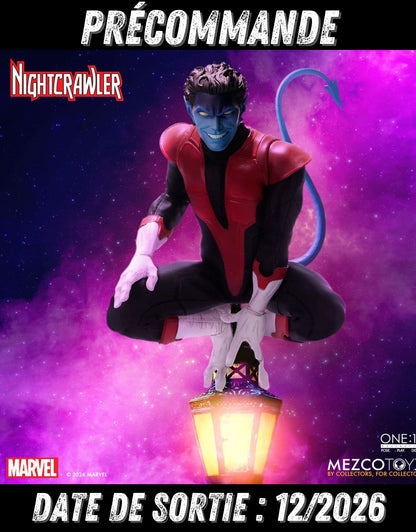 122026 - Marvel X-Men – Figurine Nightcrawler One:12 Collective 1/12 Mezco (16 cm) – Kurt Wagner