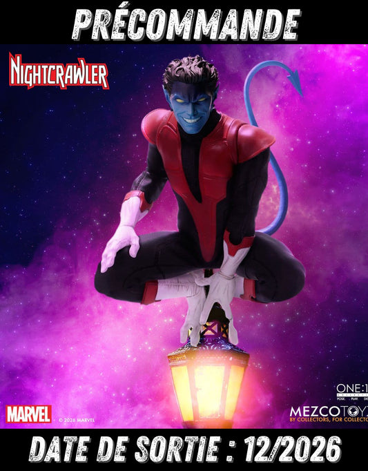122026 - Marvel X-Men – Figurine Nightcrawler One:12 Collective 1/12 Mezco (16 cm) – Kurt Wagner