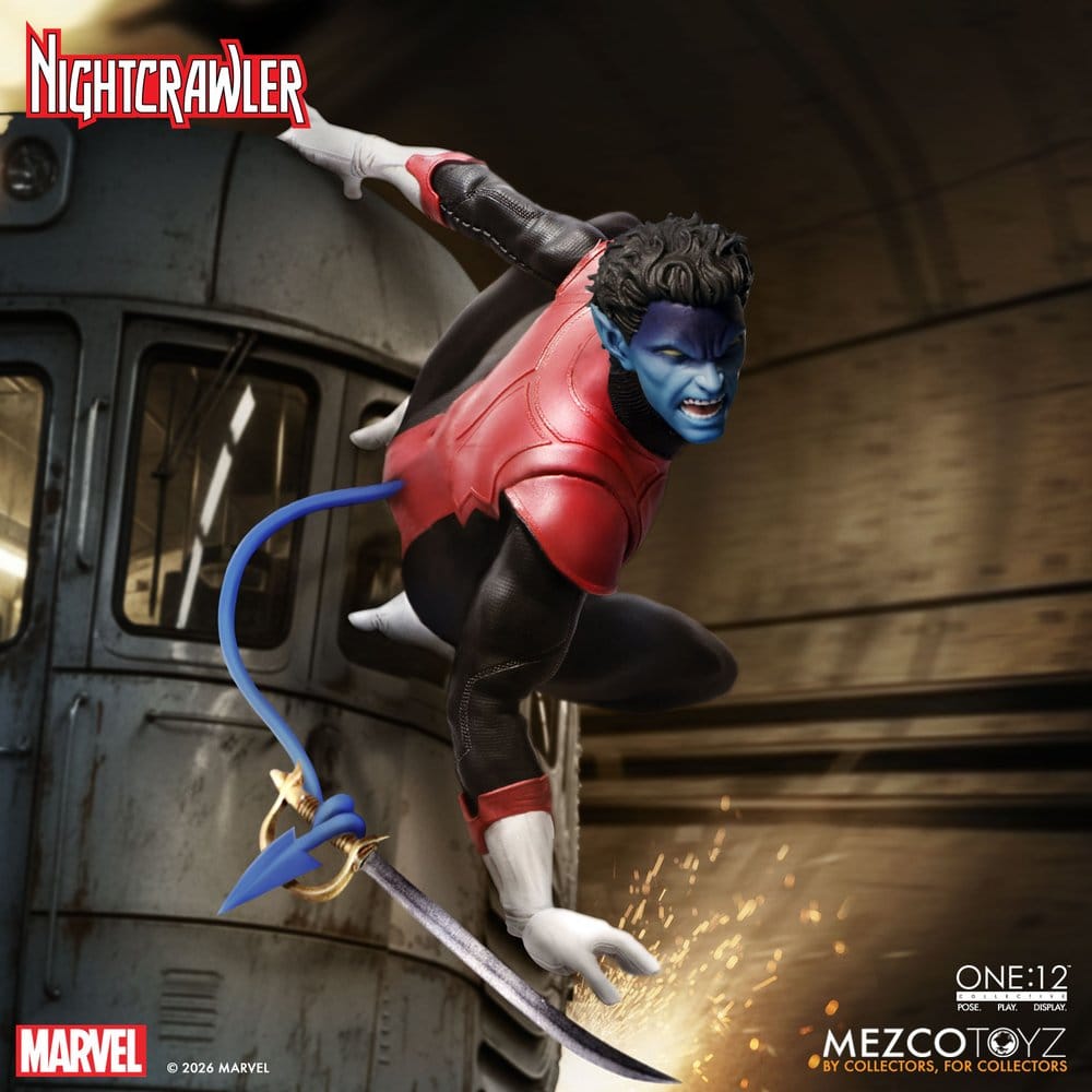 122026 - Marvel X-Men – Figurine Nightcrawler One:12 Collective 1/12 Mezco (16 cm) – Kurt Wagner