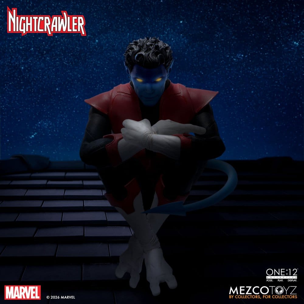 122026 - Marvel X-Men – Figurine Nightcrawler One:12 Collective 1/12 Mezco (16 cm) – Kurt Wagner