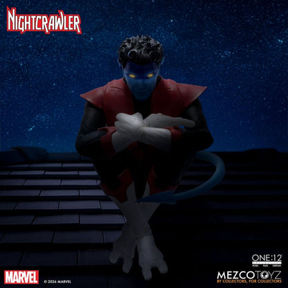 122026 - Marvel X-Men – Figurine Nightcrawler One:12 Collective 1/12 Mezco (16 cm) – Kurt Wagner