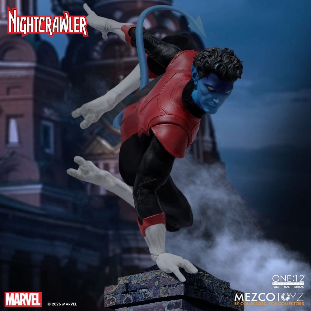 122026 - Marvel X-Men – Figurine Nightcrawler One:12 Collective 1/12 Mezco (16 cm) – Kurt Wagner