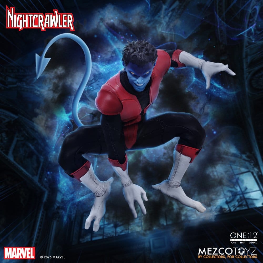 122026 - Marvel X-Men – Figurine Nightcrawler One:12 Collective 1/12 Mezco (16 cm) – Kurt Wagner