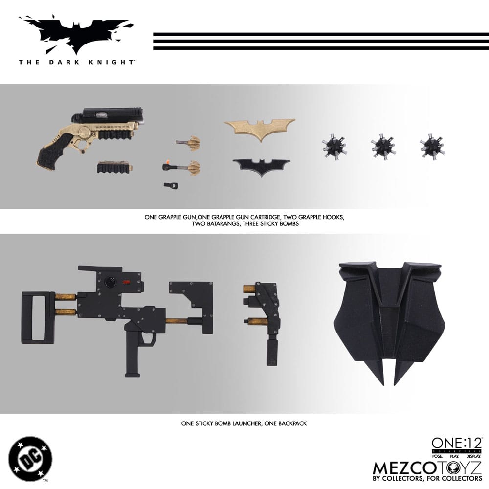 082026 - Batman - The Dark Knight (Le Film) - Figurine Articulée Mezco Toys
