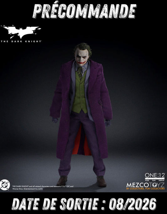 082026 - Joker - The Dark Knight (Le Film) - Figurine Articulée Mezco Toys