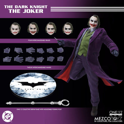 082026 - Joker - The Dark Knight (Le Film) - Figurine Articulée Mezco Toys