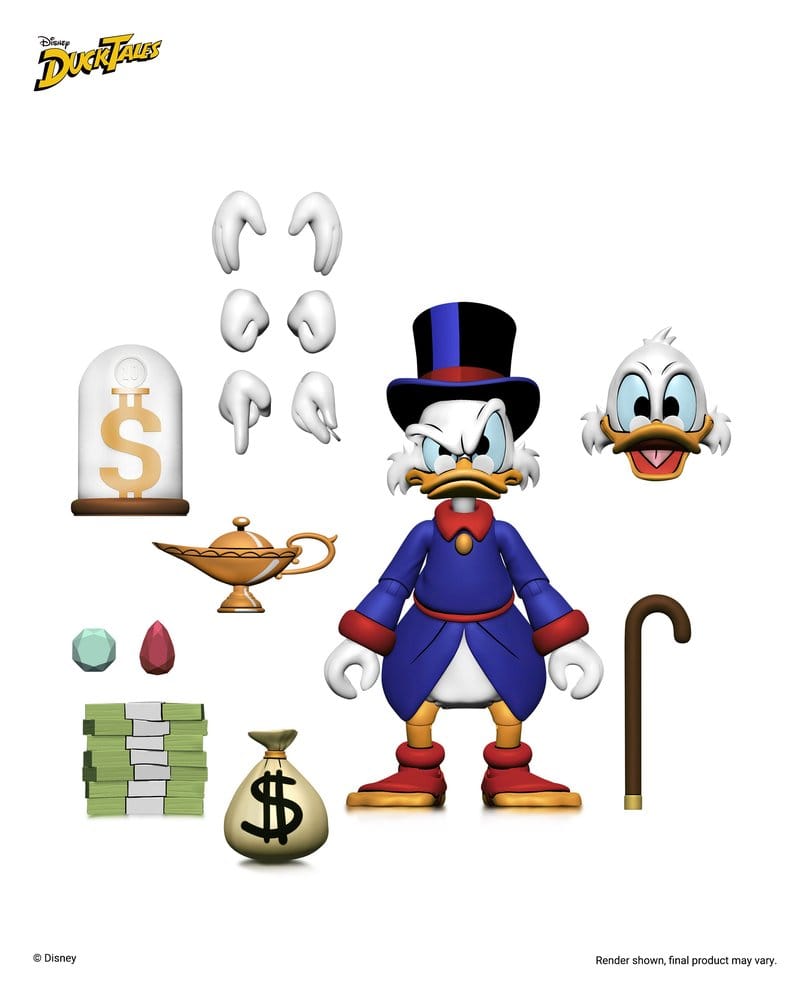 012027 - DuckTales figurine Scrooge McDuck 18 cm NECA Ultimate – La Bande à Picsou