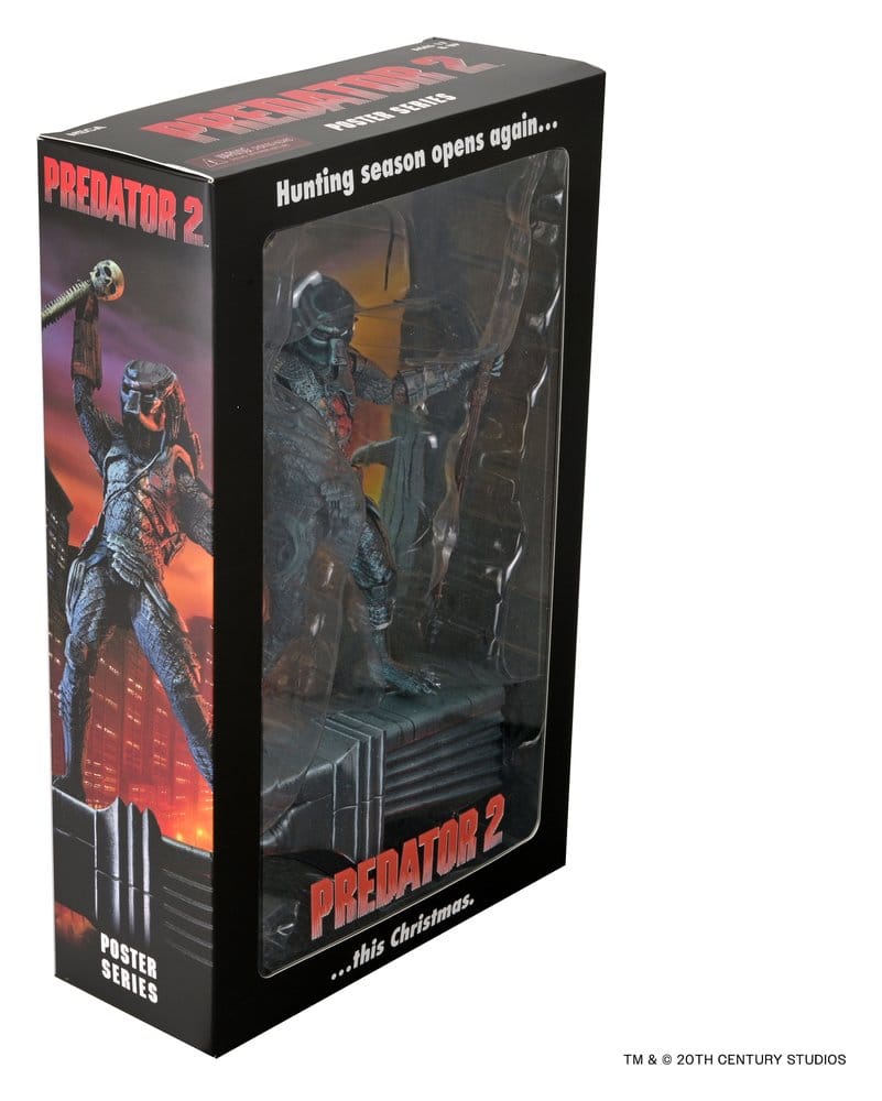 112026 Predator 2 City Hunter Poster Series – Figurine articulée NECA